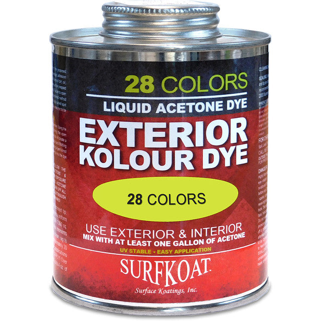 Exterior Kolour Dye (Turquoise) 1 Gallon Concentrate