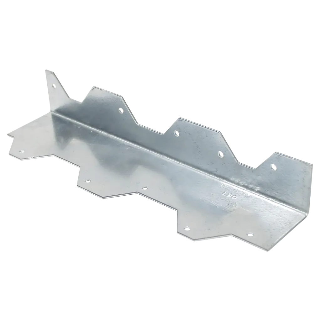 9 In. 16-Gauge Galvanized Reinforcing L Angle (Pack Of 50)-L90-SP1220-1382