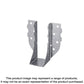 Lgum High-Capacity Girder Hanger For Masonry For Quad 2X8 With Screws/Anchors-LGUM28-4-SDS-SP4538-4888