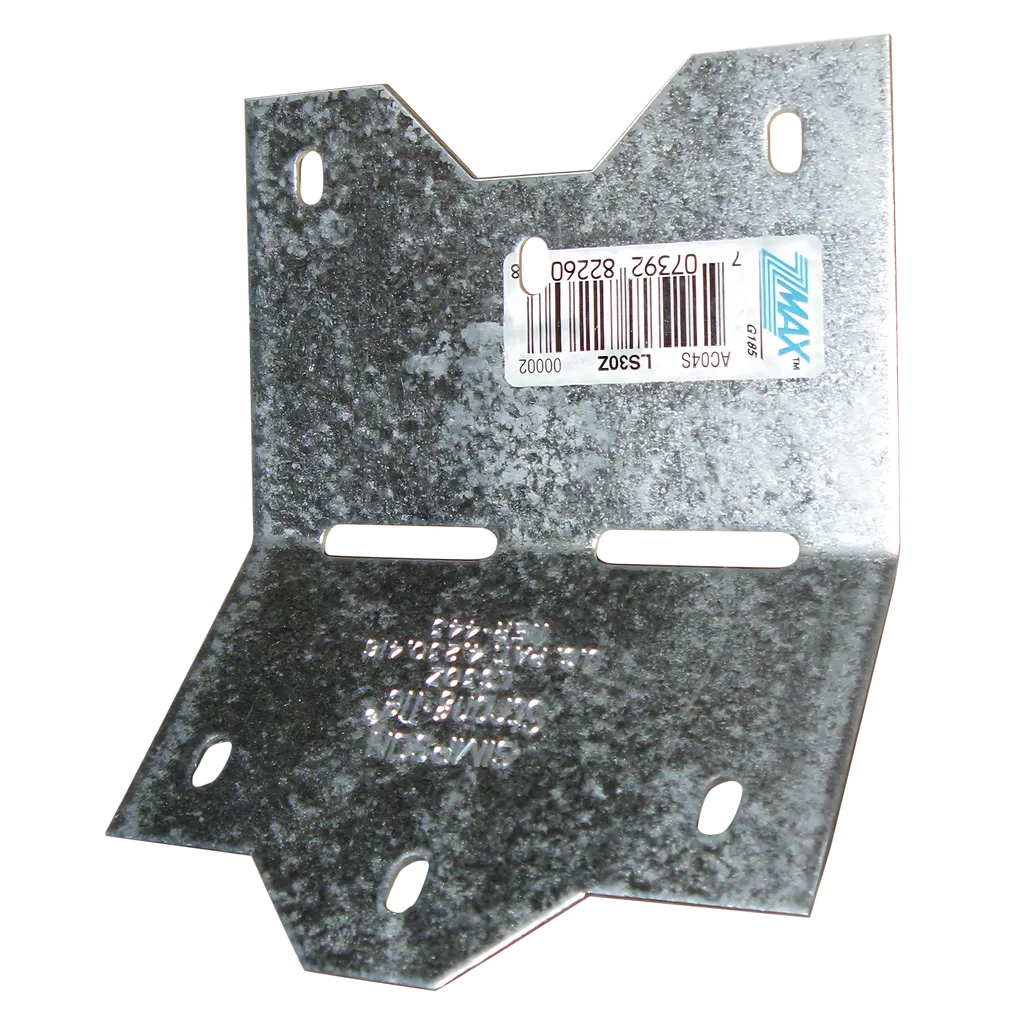 Ls 3-3/8 In. 18-Gauge Zmax® Galvanized Adjustable L Angle (Pack Of 100)-LS30Z-SP7167-7659