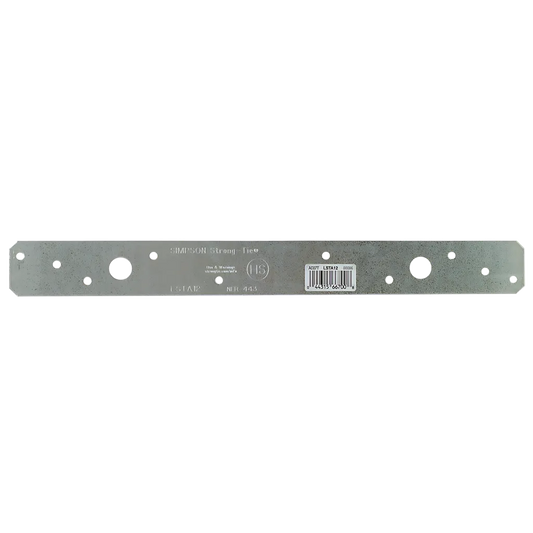Lsta 1-1/4 In. X 12 In. 20-Gauge Galvanized Strap Tie (Pack Of )-LSTA12-SP7339-7839