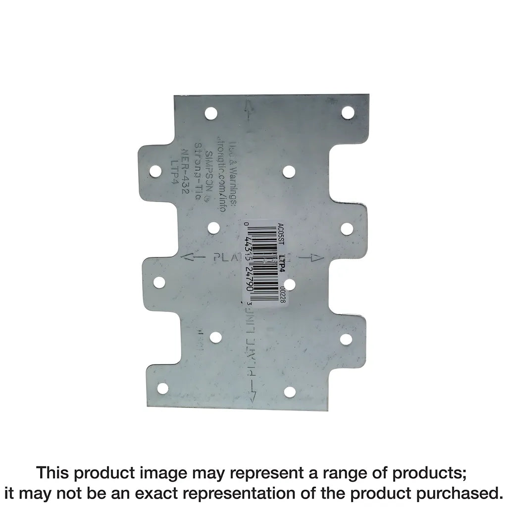 Ltp 3 In. X 4-1/4 In. Zmax® Galvanized Lateral Tie Plate (Pack Of 200)-LTP4Z-SP429-549