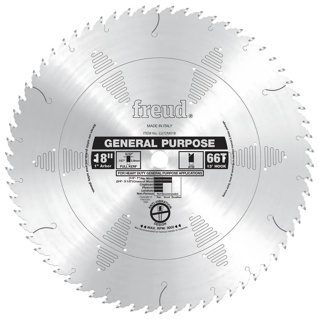 18" General Purpose Blade-LU72M018-3447