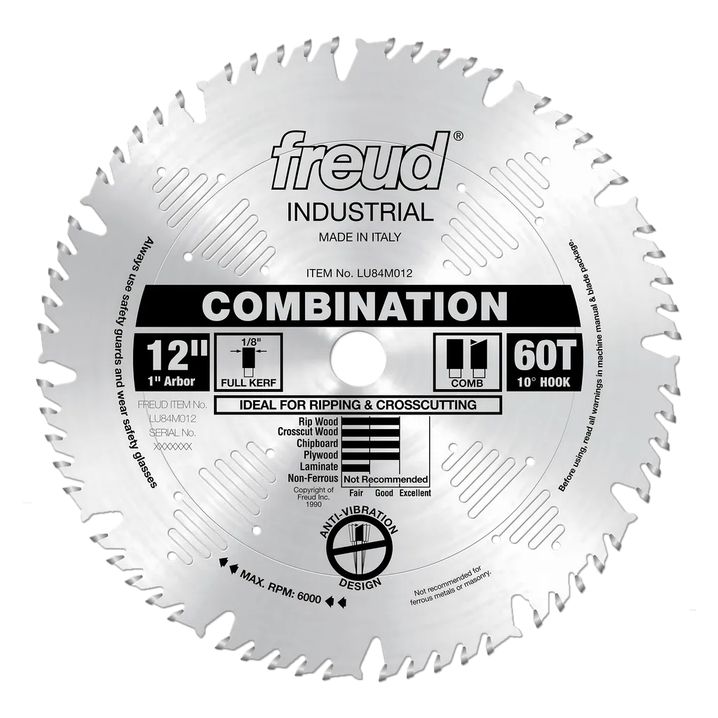 12" Combination Blade-LU84M012-3456