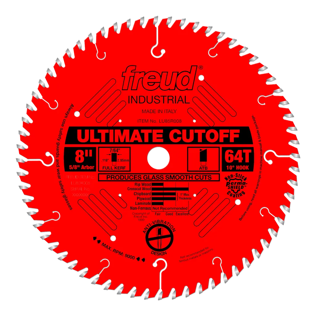 8" Ultimate High Production Cut-Off Saw Blade-LU85R008-3463