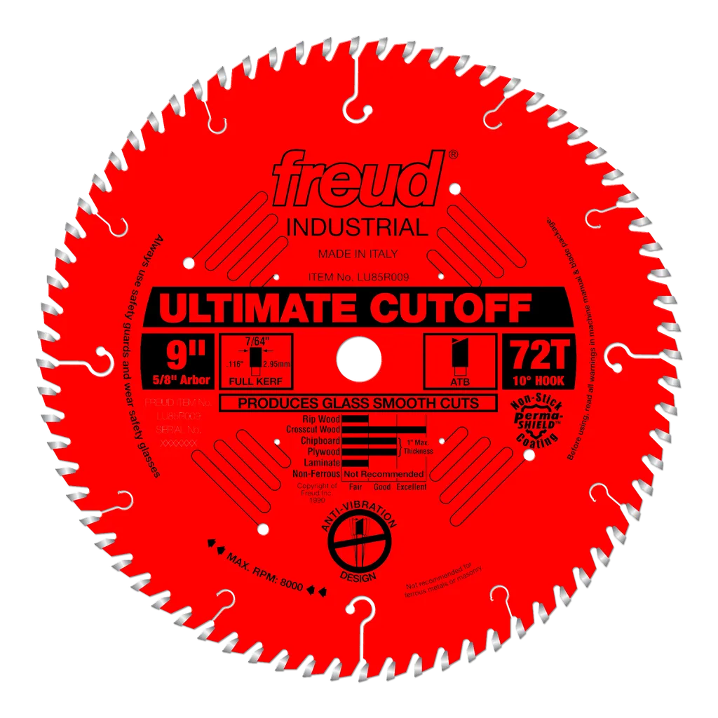 9" Ultimate High Production Cut-Off Saw Blade-LU85R009-3464