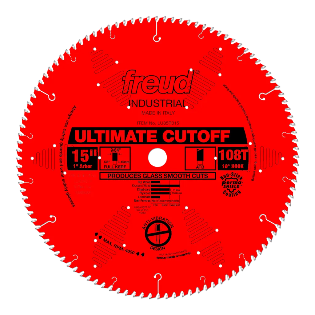 15" Ultimate High Production Cut-Off Saw Blade-LU85R015-3468