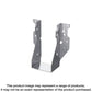 Lus Stainless-Steel Face-Mount Joist Hanger For 3X6-LUS36SS-SP1659-1852