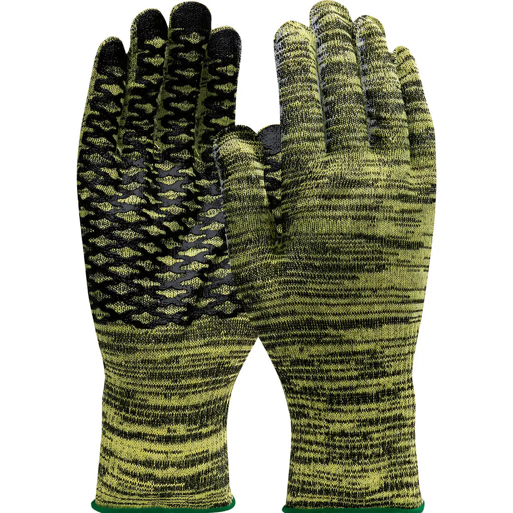 Kut Gard M13Kft-Rt-Pw1-L Seamless Knit Ata Aramid / Steel Blended Glove With Sta-Cool Plating And Pvc Dot Grip - Light Weight M13KFT-RT-PW1-L-24045