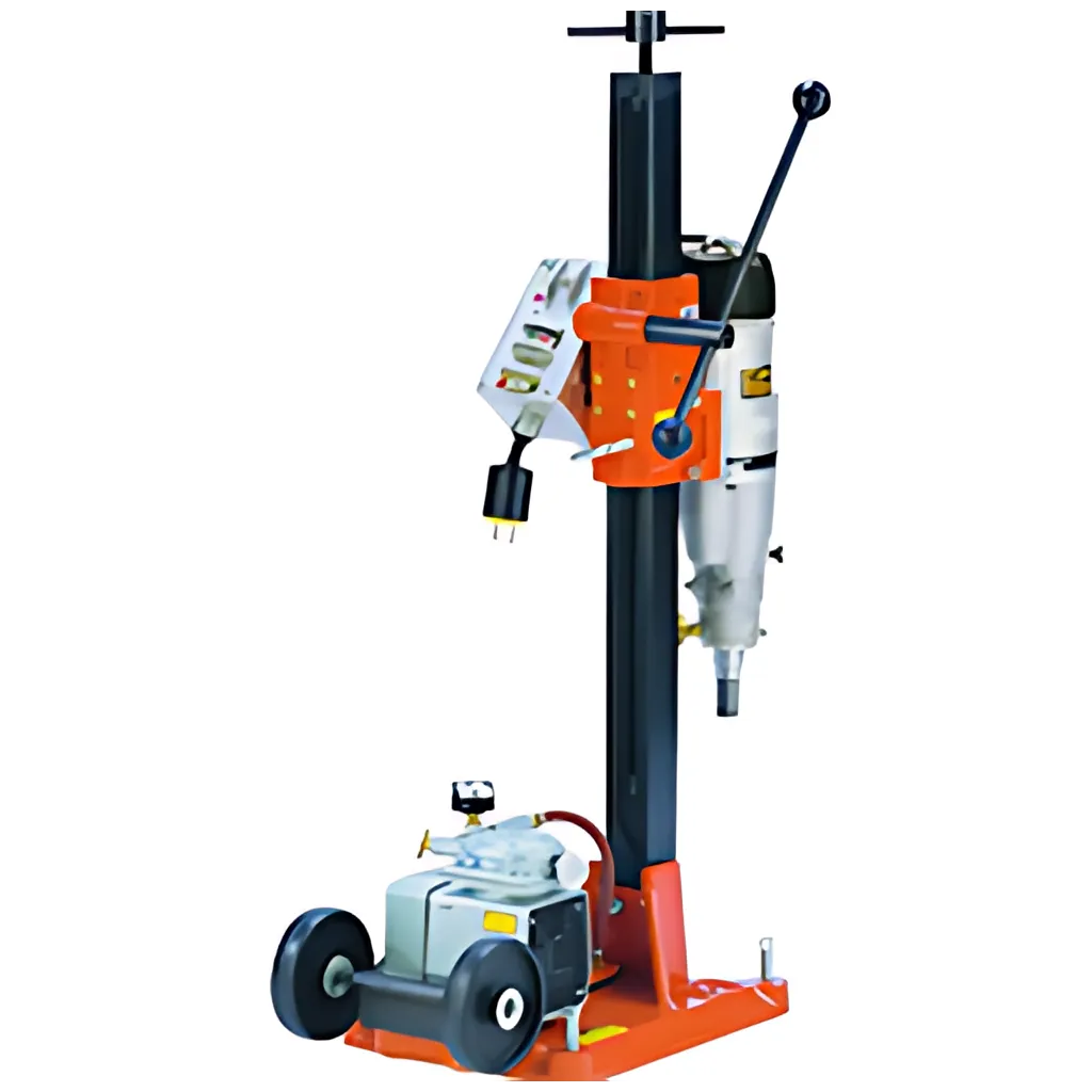 DIAMOND PRODUCTS 20 AMP CORE DRILL RIG WITH VACUUM AND MILWAUKEE MOTOR ...