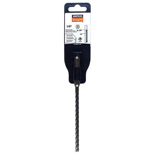 1/4 In. X 6-1/4 In. Sds-Plus® Shank Solid-Tip Carbide Drill Bit (Pack Of 150)-MDPL02506S-SP1316-1484