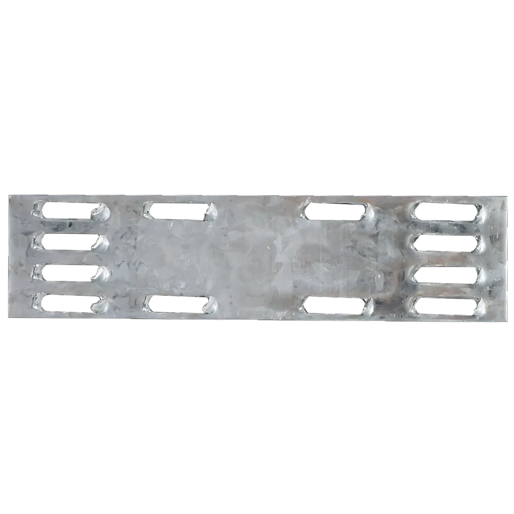 Mp 1 In. X 4 In. 20-Gauge Galvanized Mending Plate (Pack Of 25)-MP14-R-SP7081-7570