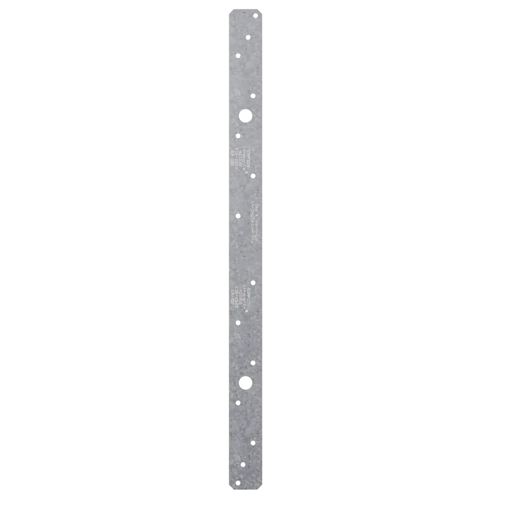 Msta 18-In. 18-Gauge Zmax® Galvanized Medium Strap Tie-MSTA18Z-SP8438-8991