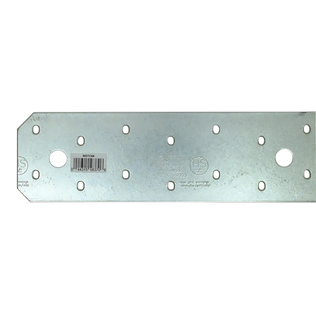 Mstc 65-3/4 In. 14-Gauge Galvanized Medium Strap-MSTC66-SP151-252