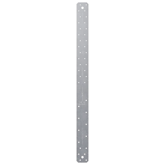 Mstcm 40-1/4 In 16-Gauge Galvanized Medium Strap Tie For Masonry (Pack Of 10)-MSTCM40-SP8658-9222