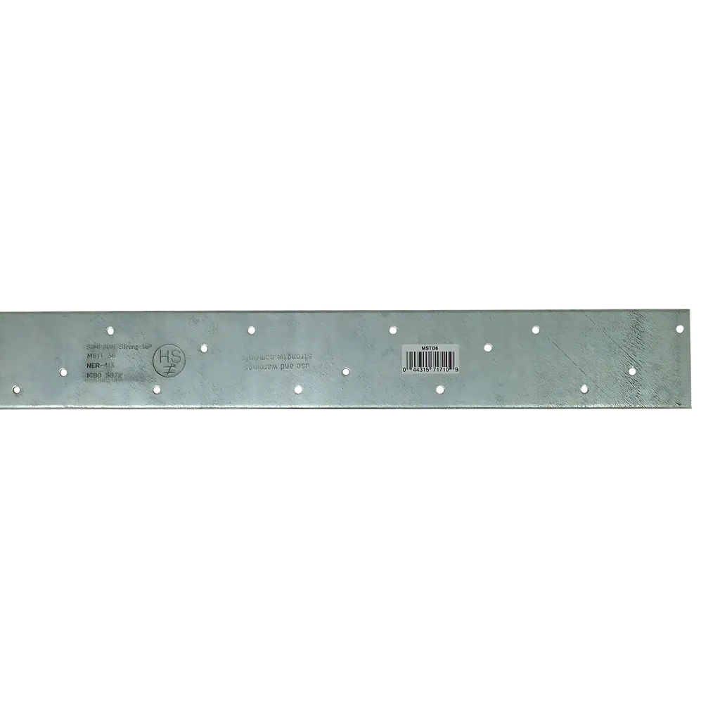Msti 36 In. 12-Gauge Galvanized Medium Strap Tie-MSTI36-SP8180-8720