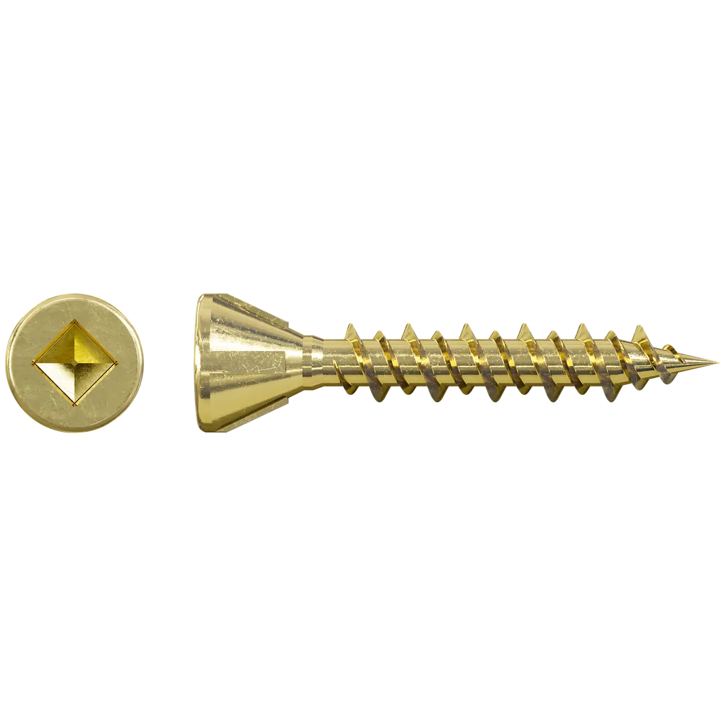 Strong-Drive® Mth Wood Underlayment Screw (Collated) - #7 X 1 In. Yellow-Zinc (2500-Qty)-MTHZ1S-SP3930-4242