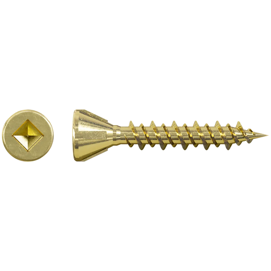 Strong-Drive® Mth Wood Underlayment Screw (Collated) - #7 X 1 In. Yellow-Zinc (2500-Qty)-MTHZ1S-SP3930-4242