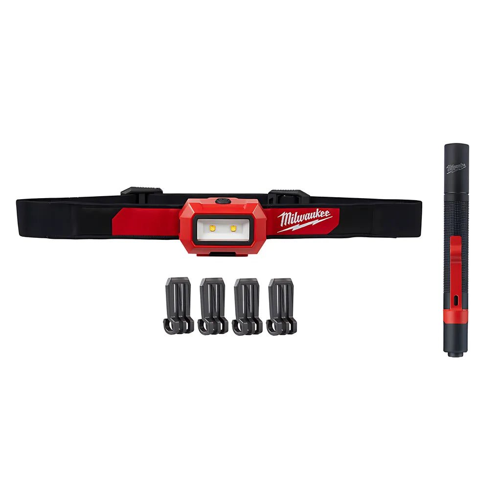 Milwaukee Headlamp & Penlight Kit-Milwaukee-2103PEN-10076