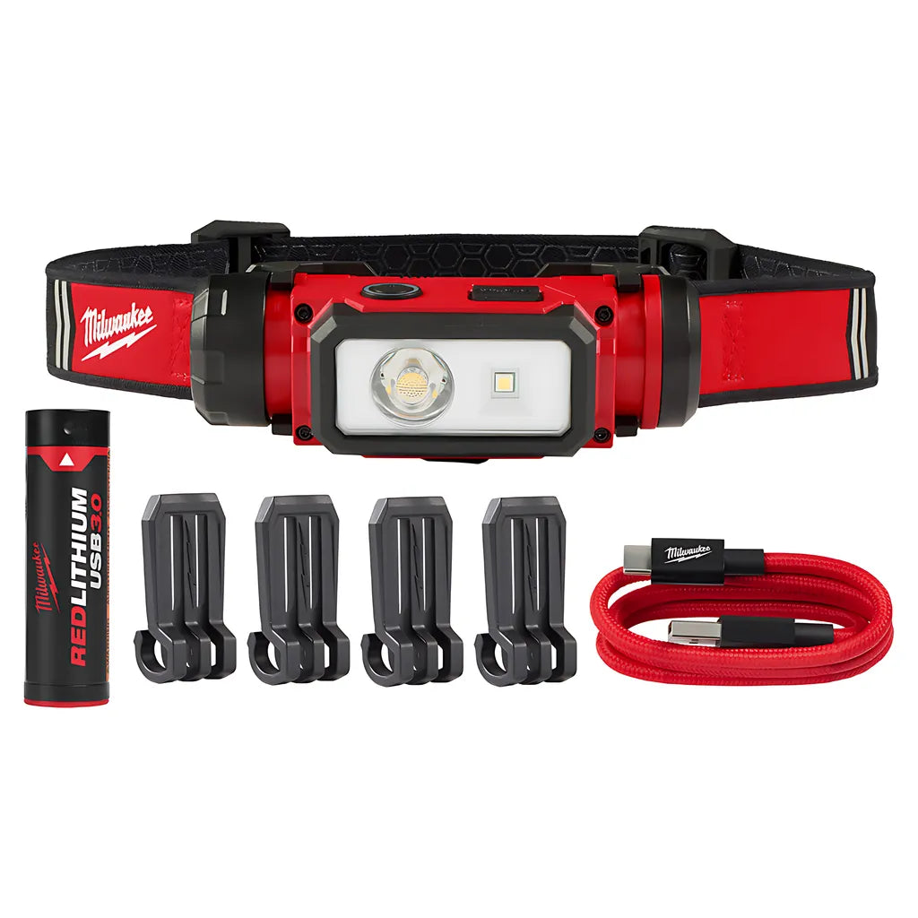 Redlithium Usb Hard Hat Headlamp-Milwaukee-2163-21-10463