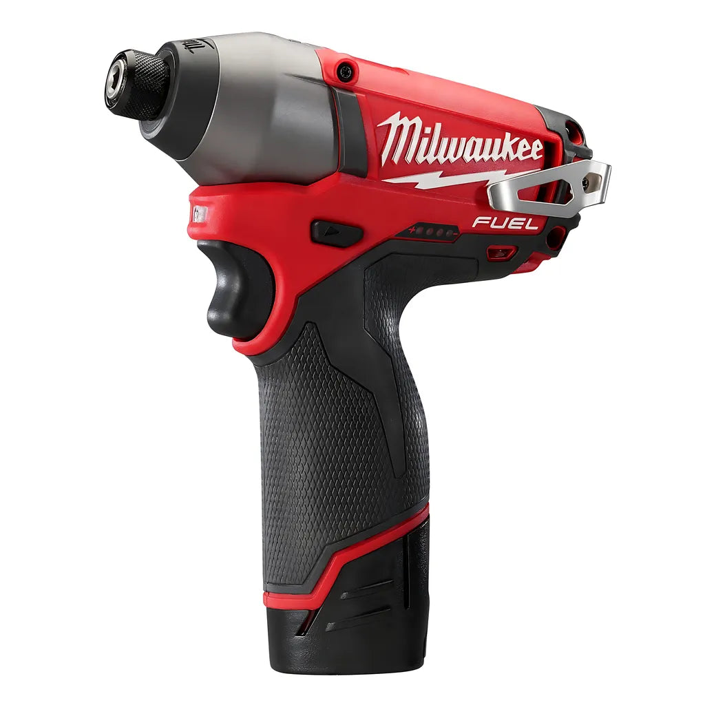 M12 Fuel 1/4 In. Hex Impact Driver Kit-Reconditioned-Milwaukee-2453-82-8730