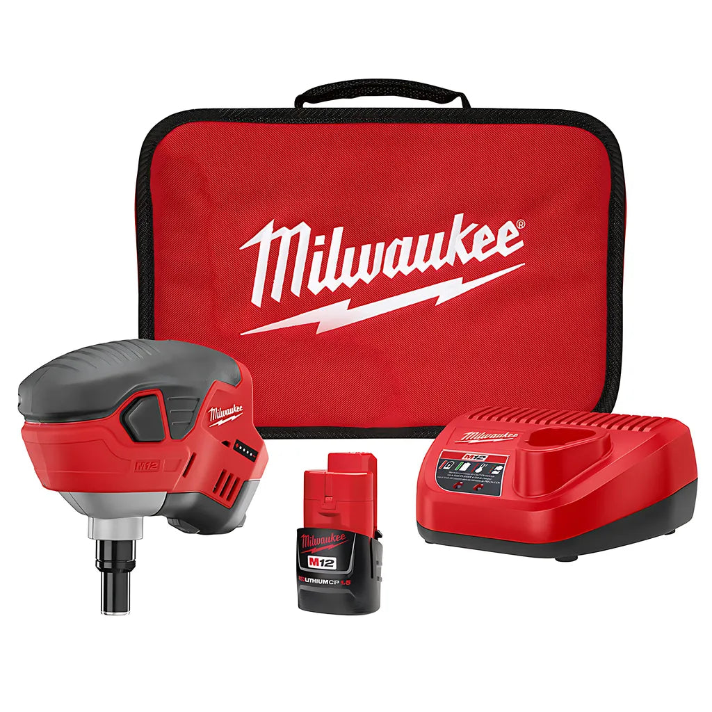 M12 Cordless Lithium-Ion Palm Nailer Kit-Milwaukee-2458-21-8942