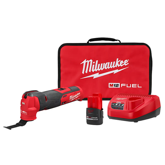 M12 Fuel Oscillating Multi-Tool Kit W/ High Output Cp 2.5Ah-Milwaukee-2526-21HO-8805