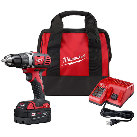 M18 Compact 1/2 In. Drill/Driver Kit-Milwaukee-2606-21P-9780