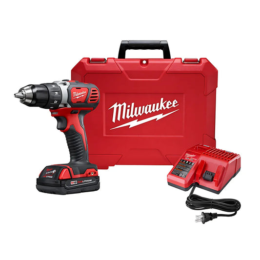 M18 Compact 1/2 In. Drill Driver Kit W/ Compact Batteries-Milwaukee-2606-22CT-9775