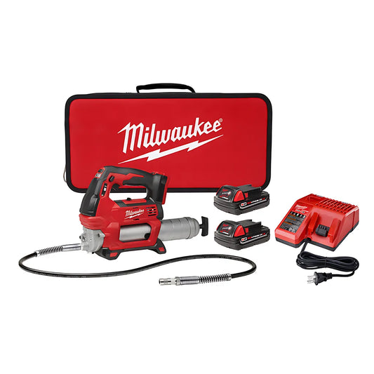 M18 2-Speed Grease Gun 2Ct Kit-Milwaukee-2646-22CT-9707
