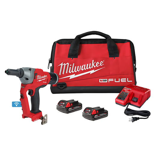 M18 Fuel 1/4" Blind Rivet Tool W/ One-Key Kit-Milwaukee-2660-22CT-9332