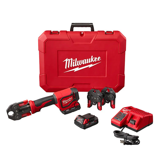 M18 Short Throw Press Tool Kit W/ Pex Crimp Jaws-Milwaukee-2674-22C-9958
