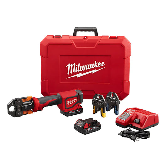 M18 Short Throw Press Tool Kit W/ Viega Pureflow Jaws-Milwaukee-2674-22P-9959