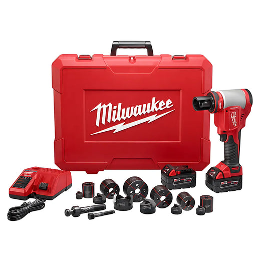 M18 Force Logic 6T Knockout Tool Kit-Milwaukee-2677-21-9849