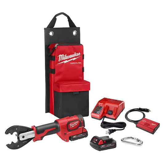 M18 Force Logic 6T Utility Crimping Kit With D3 Grooves And Fixed Bg Die-Milwaukee-2678-22BG-9979