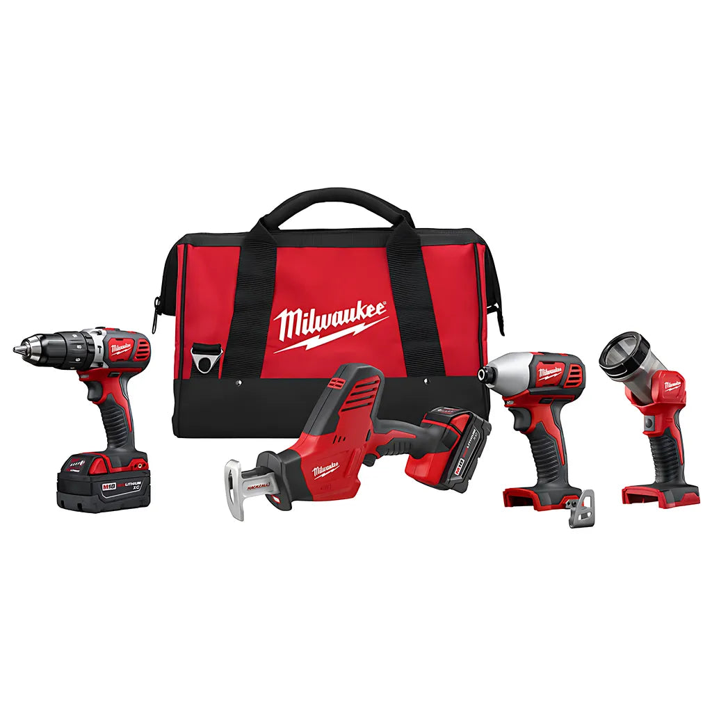 M18 Cordless Lithium-Ion 4-Tool Combo Kit 2695-24-Milwaukee-2695-24-9821