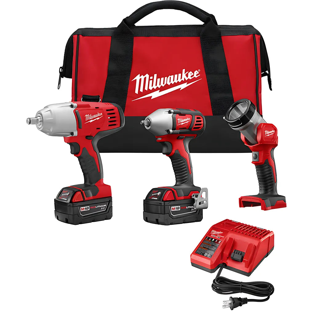 M18 Lithium-Ion 3-Tool Combo Kit-Milwaukee-2696-23-9659