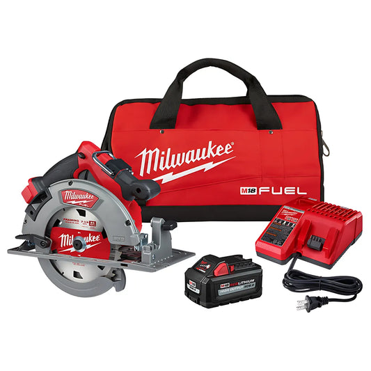 M18 Fuel 7-1/4" Circular Saw Kit W/ High Output Xc 6.0Ah-Milwaukee-2732-21HO-9481