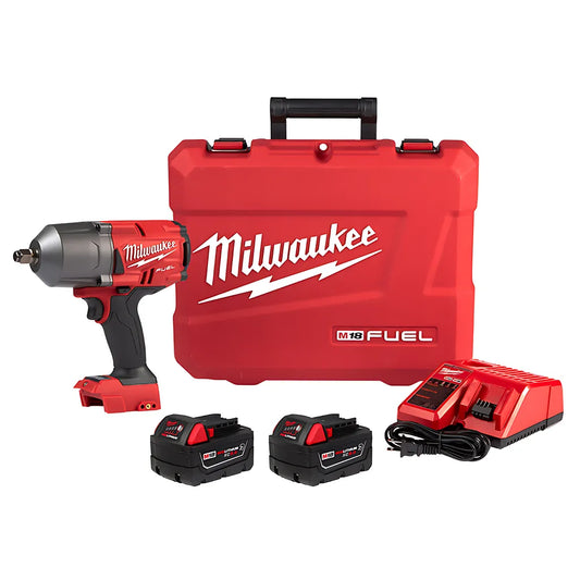 M18 Fuel High Torque 1/2 Impact Wrench With Friction Ring Kit-Milwaukee-2767-22R-9556