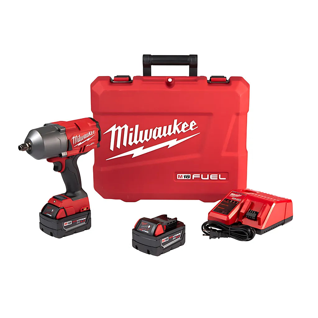 M18 Fuel 1/2 In. High Torque Impact Wrench With Friction Ring Kit-Reconditioned-Milwaukee-2767-82-9290