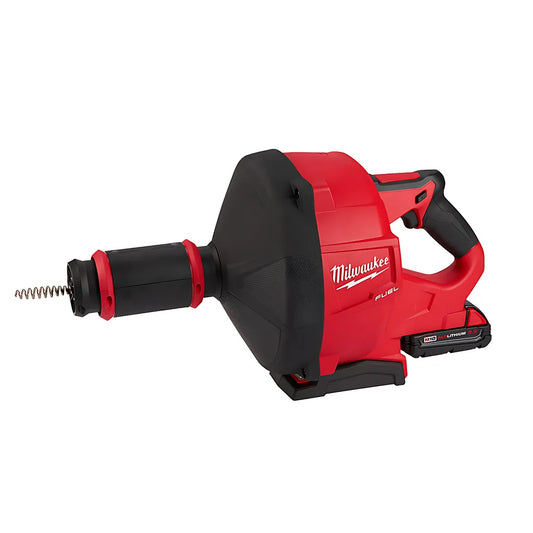 M18 Fuel Drain Snake W/ Cable-Drive Kit-A-Milwaukee-2772A-21-9533