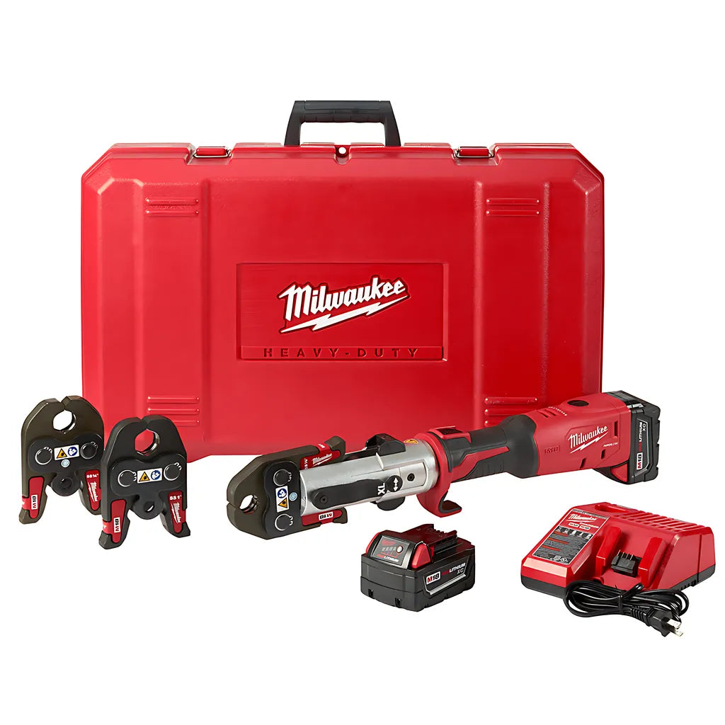 M18 Force Logic Long Throw Press Tool 1/2 In. To 1 In. Kit-Milwaukee-2773-22L-9865