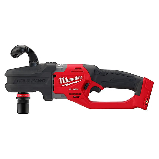 M18 Fuel Hole Hawg Right Angle Drill W/Quik-Lok-Milwaukee-2808-20-9561