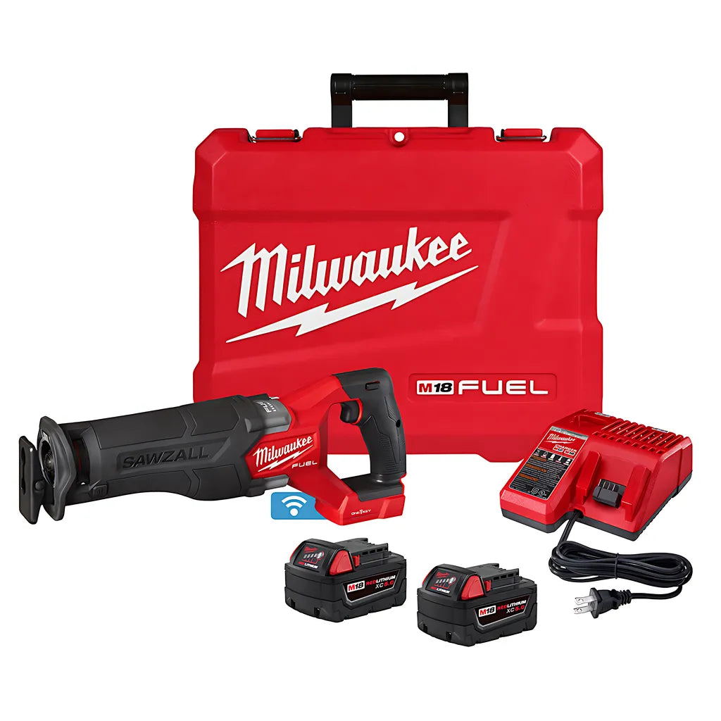 M18 Fuel Sawzall® Recip Saw W/ One-Key - 2 Battery Xc5.0 Kit-Milwaukee-2822-22-9610