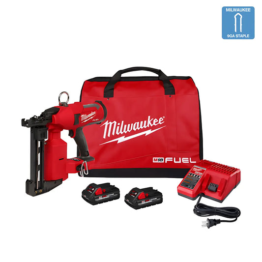 M18 Fuel Utility Fencing Stapler Kit-Milwaukee-2843-22-9645
