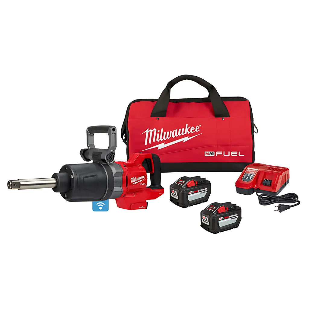 M18 Fuel 1 In. D-Handle Ext Anvil High Torque Impact Wrench W/ One-Key Kit-Milwaukee-2869-22HD-9273