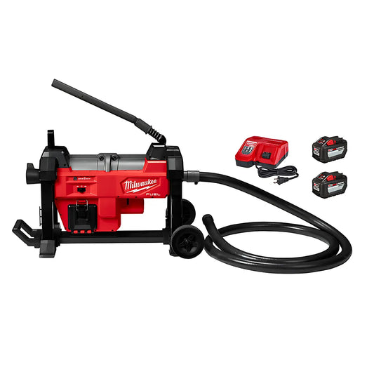 M18 Fuel Sewer Sectional Machine With Cable Drive Kit-Milwaukee-2871-22-9620