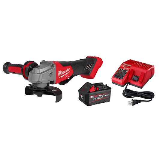 M18 Fuel 5" Grinder With Redlithium Forge Xc6.0 Kit-Milwaukee-2880-21F-9461