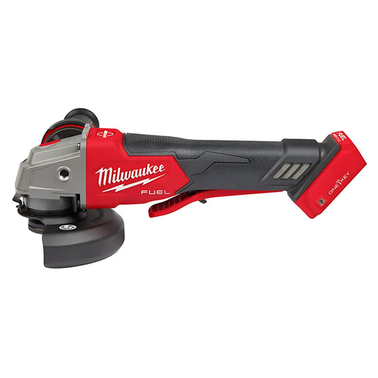 M18 Fuel 4-1/2" / 5" Braking Grinder W/ One-Key Paddle Switch, No Lock-Milwaukee-2882-20-9444