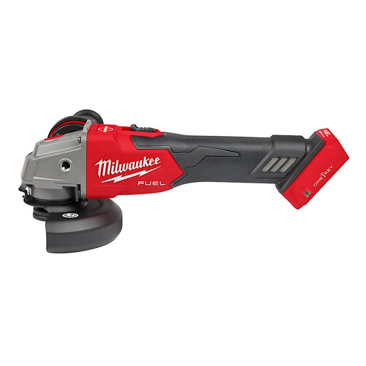 M18 Fuel 4-1/2" / 5" Braking Grinder W/ One-Key Slide Switch, Lock-On-Milwaukee-2883-20-9446